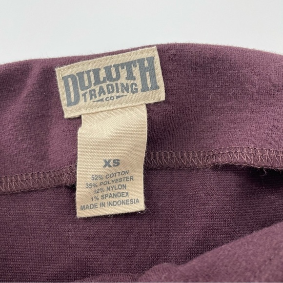 Duluth Trading Co Long Sleeve Plum Boat Neck Ponte Dress with Pockets - Picture 8 of 10